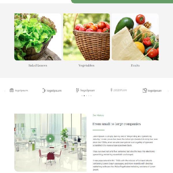 Agrinice Agriculture And Organic Food Elementor Template Kit