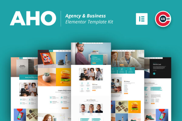 Aho Agency Business Elementor Template Kit