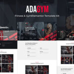 Adagym Fitness Gym Elementor Template Kit