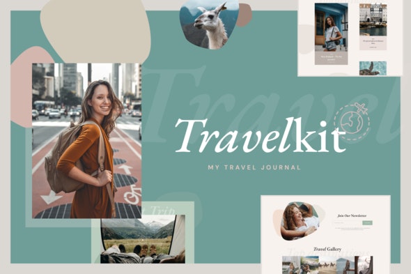 Travelkit Journal Blog Template Kit For Elementor